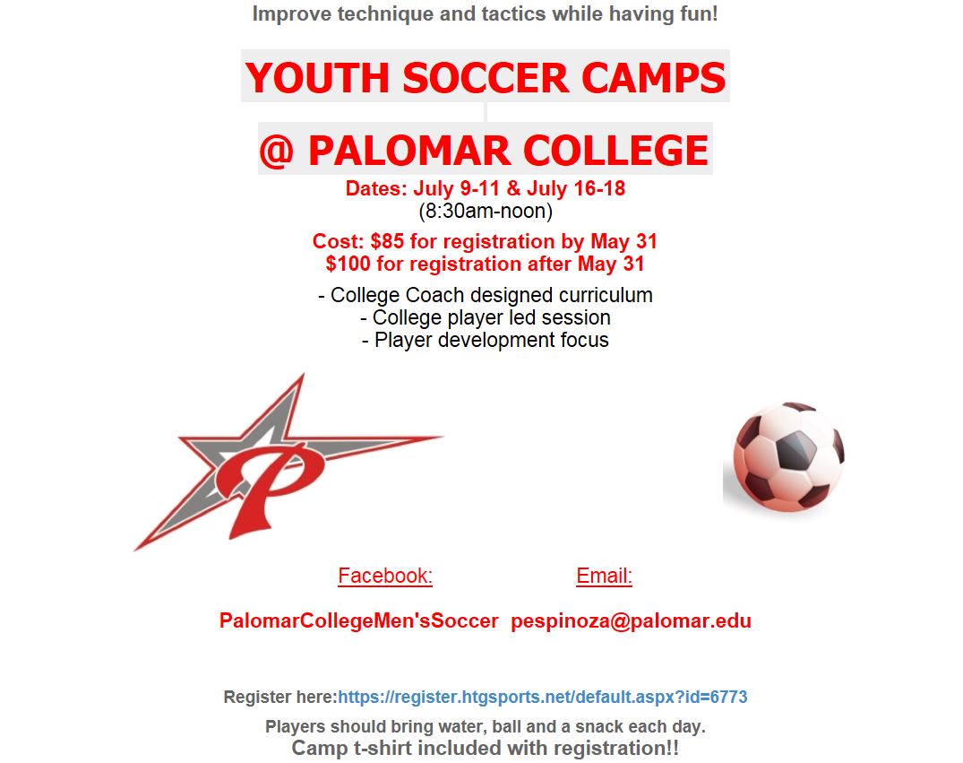 2018 Summer Youth Soccer Camp
