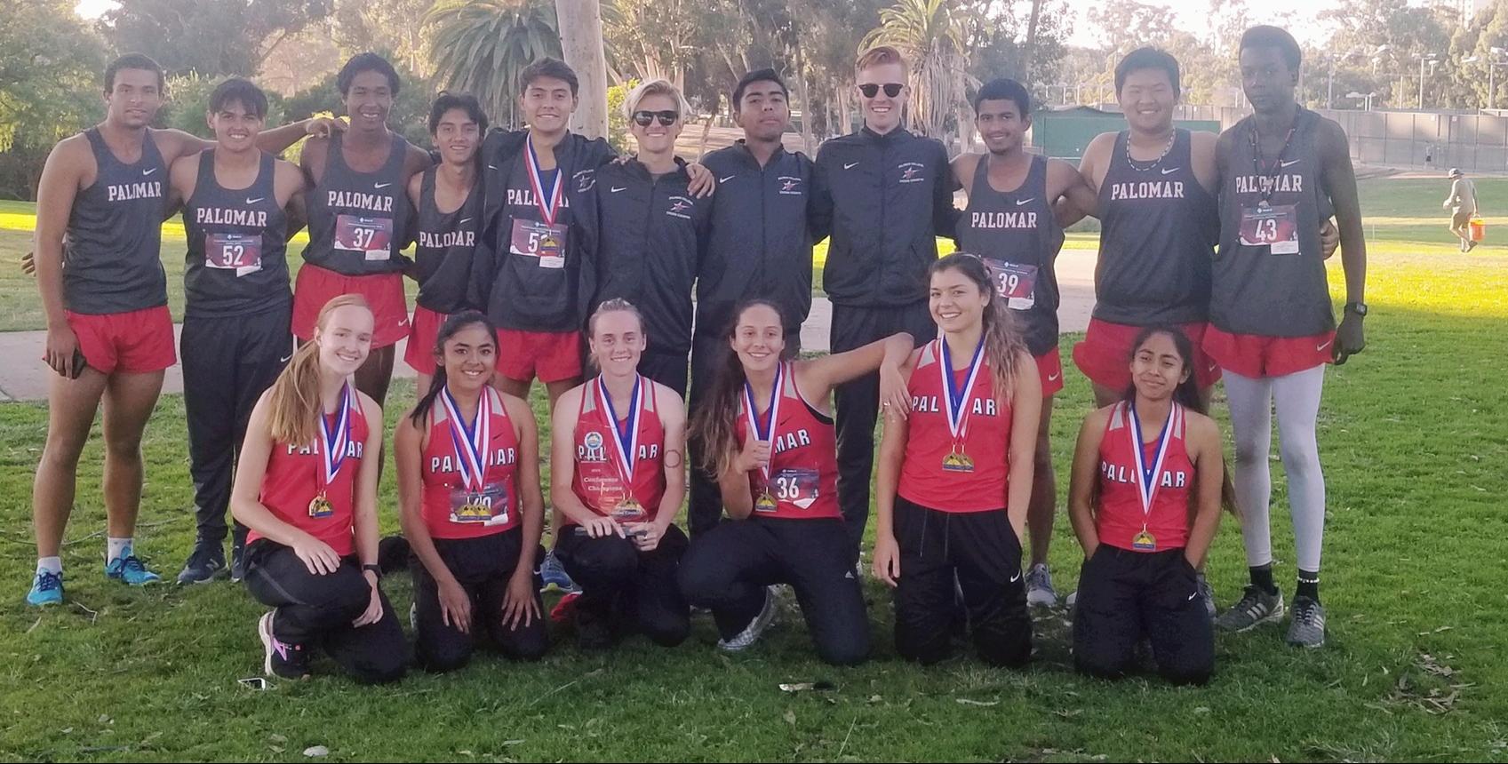 Women run away with PCAC title, men finish in fourth