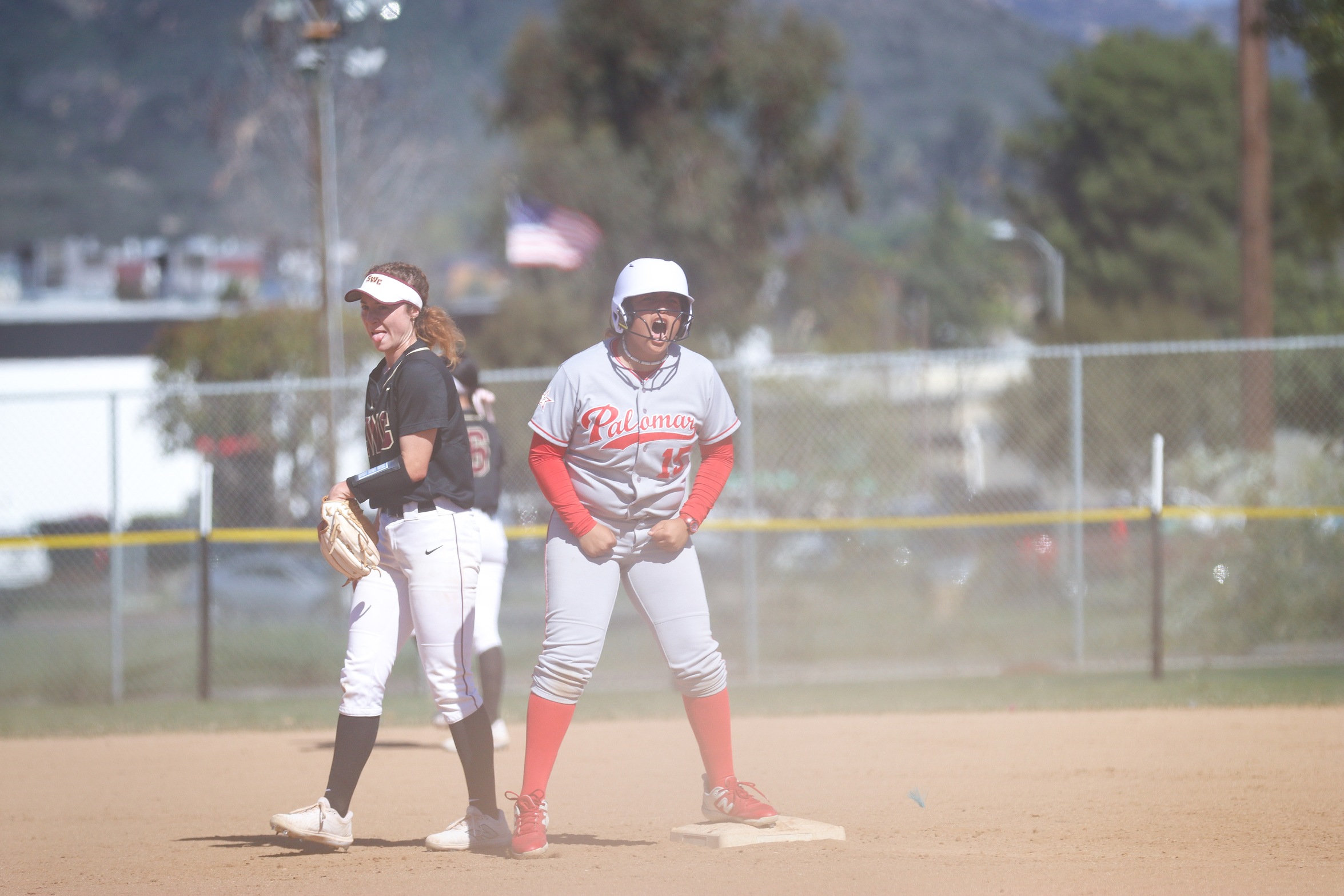 Itzell De Los Rios hit her second home run of the season on Friday. Photo by Cara Heise.