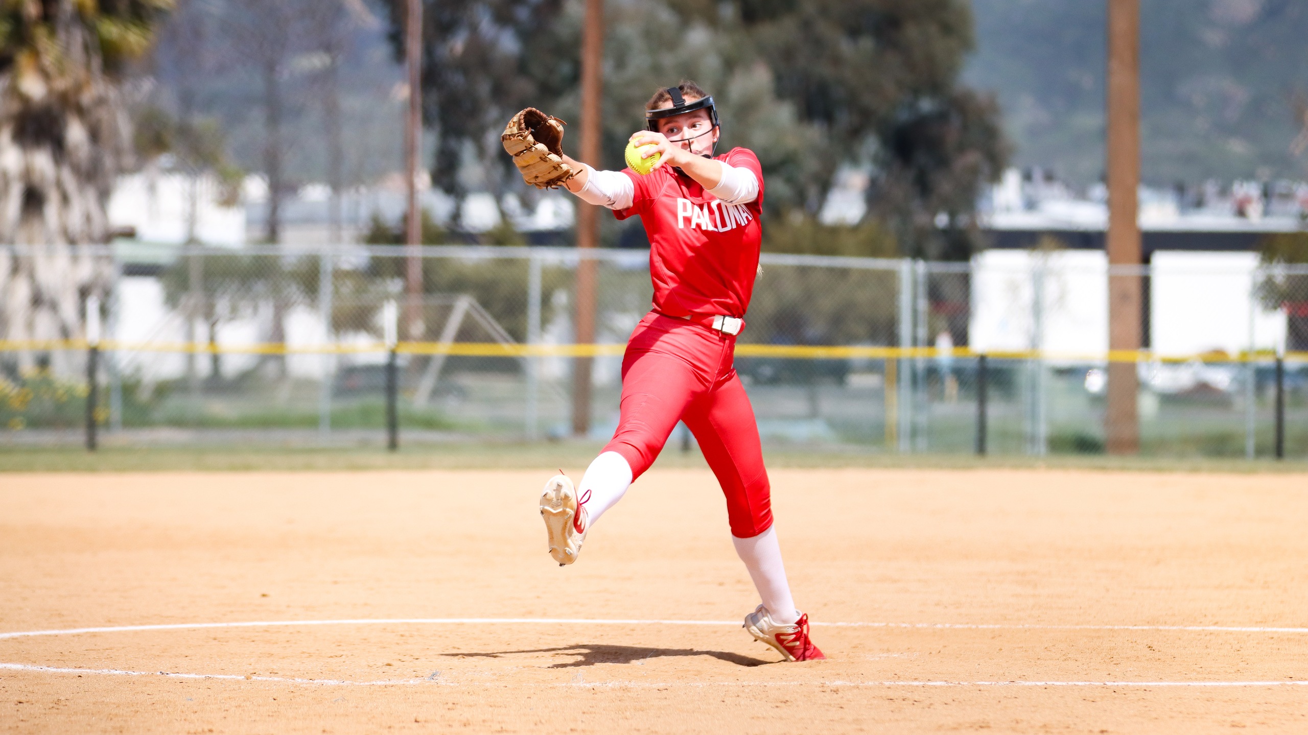 Maddie Bedolla pitched the fifth inning for the Comets and struck out one batter. Photo by Cara Heise.