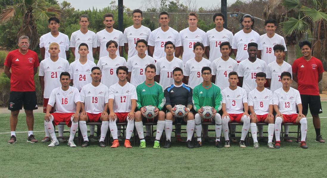 Palomar moved into a three way tie for third place in the Pacific Coast Athletic Conference with a road victory at COD on Tuesday. -- Courtesy Photo