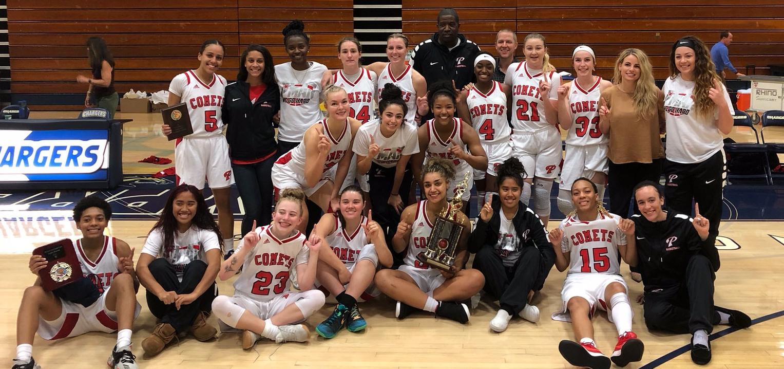 Palomar's women's basketball team has moved to No. 2 in the state poll