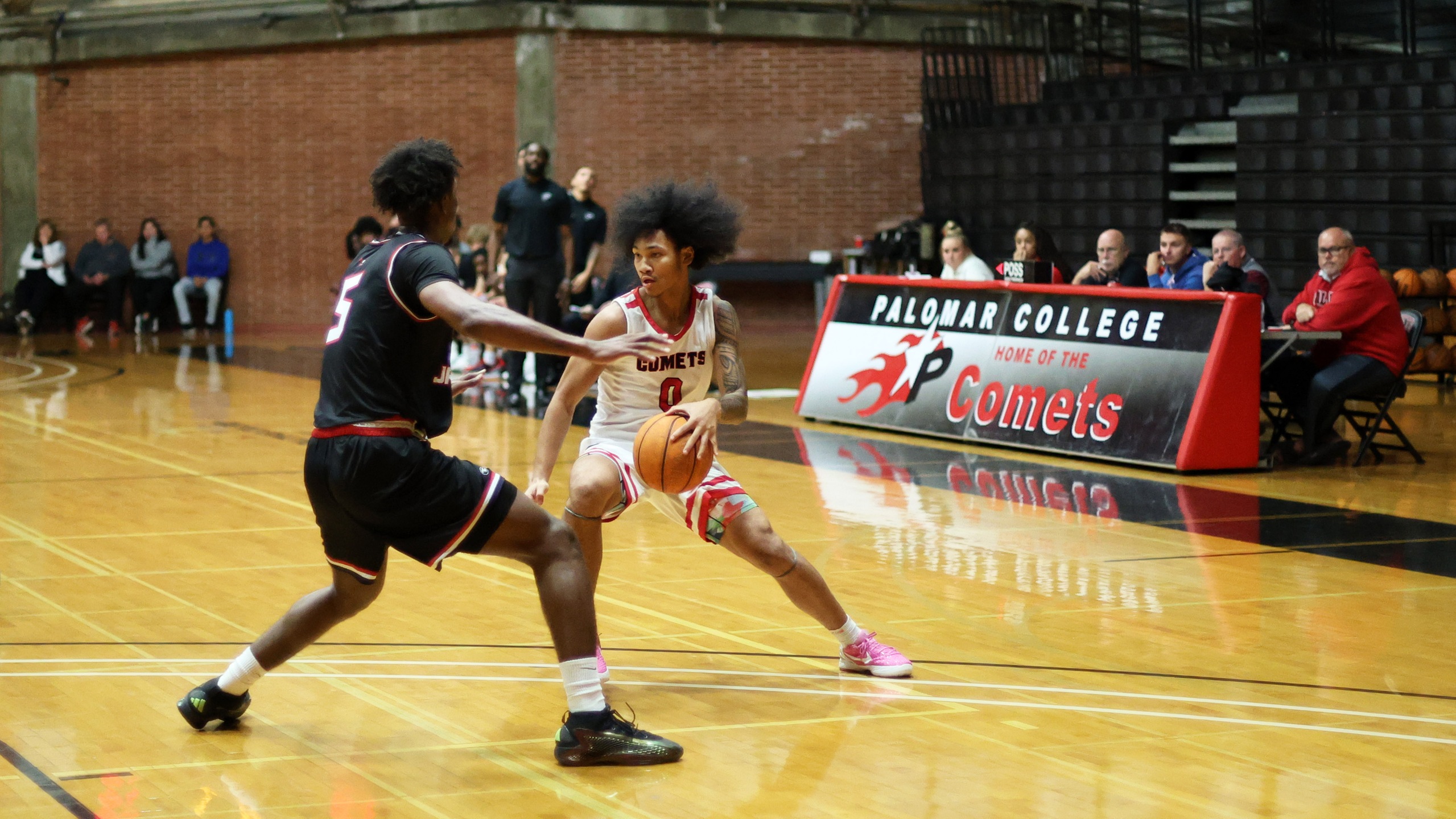 Jaidyn Norman contributed on both ends of the court. Photo by Hugh Cox.