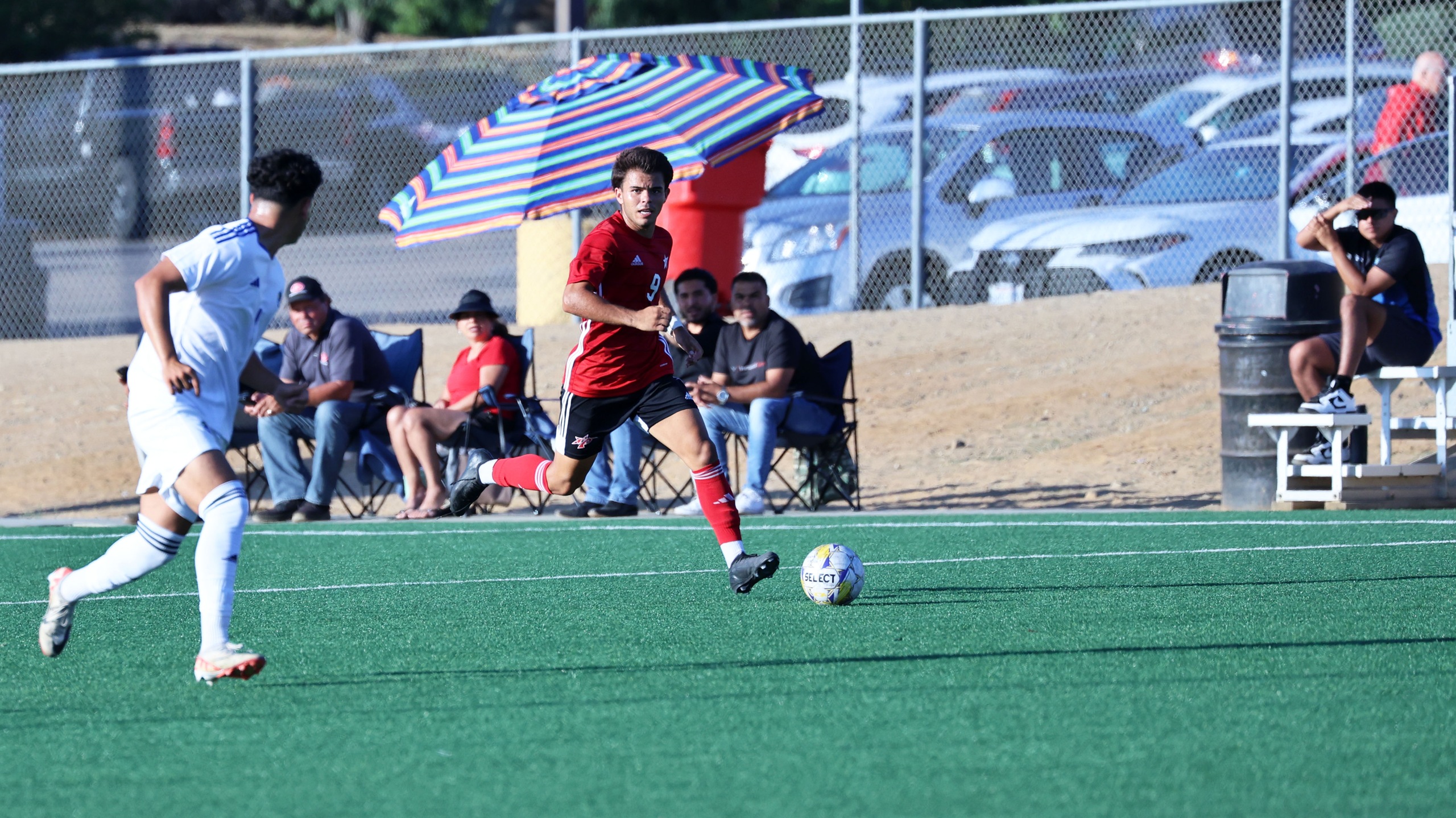 Anthony Harte scored the game-tying goal in the final minutes of the match. Photo by Hugh Cox.