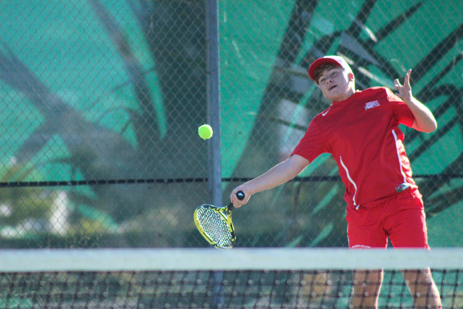 Nathan Buturla won his doubles and singles matches against Saddleback.