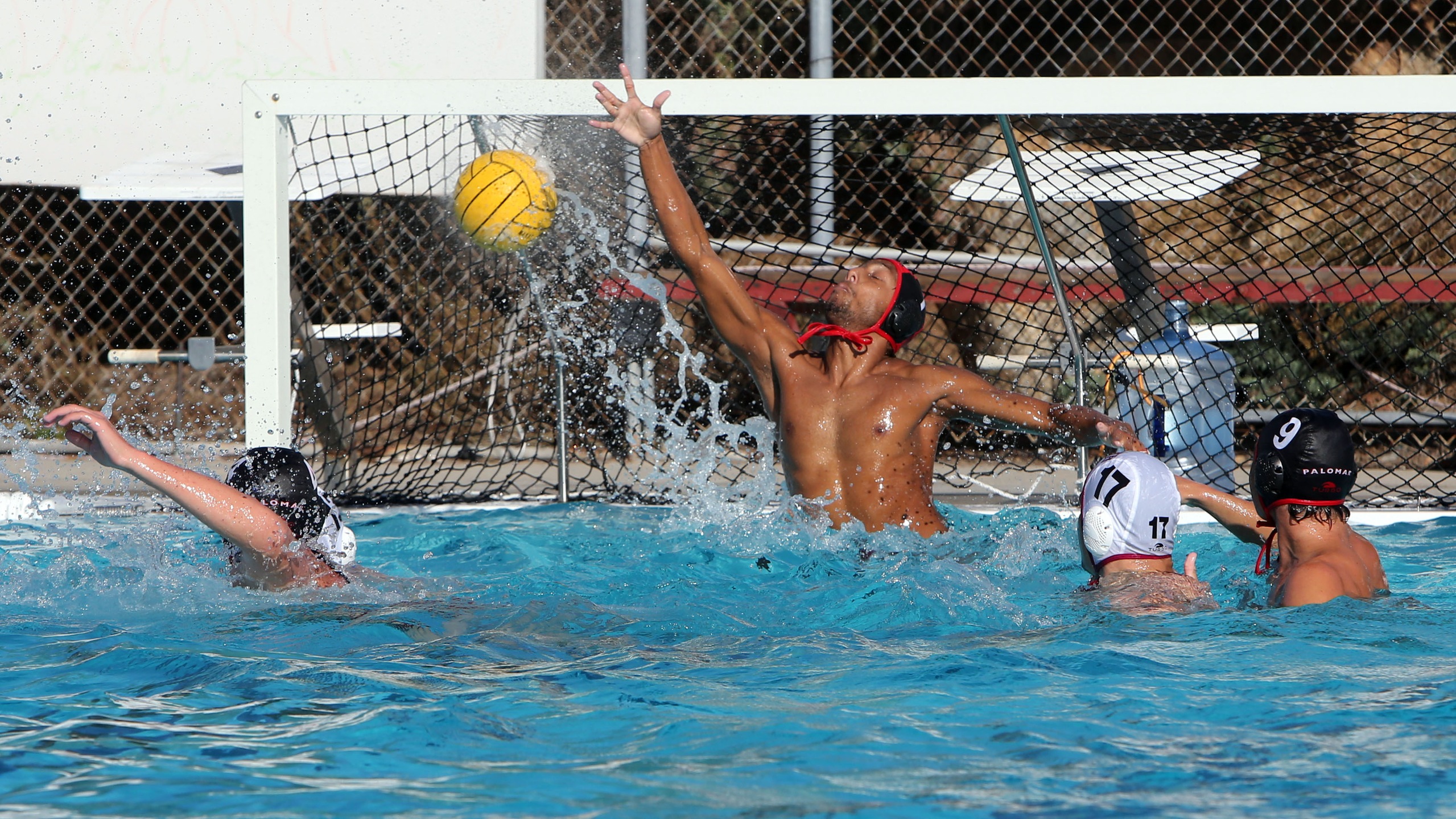 David Oceguera had 13 saves on the day. Photo by Hugh Cox.