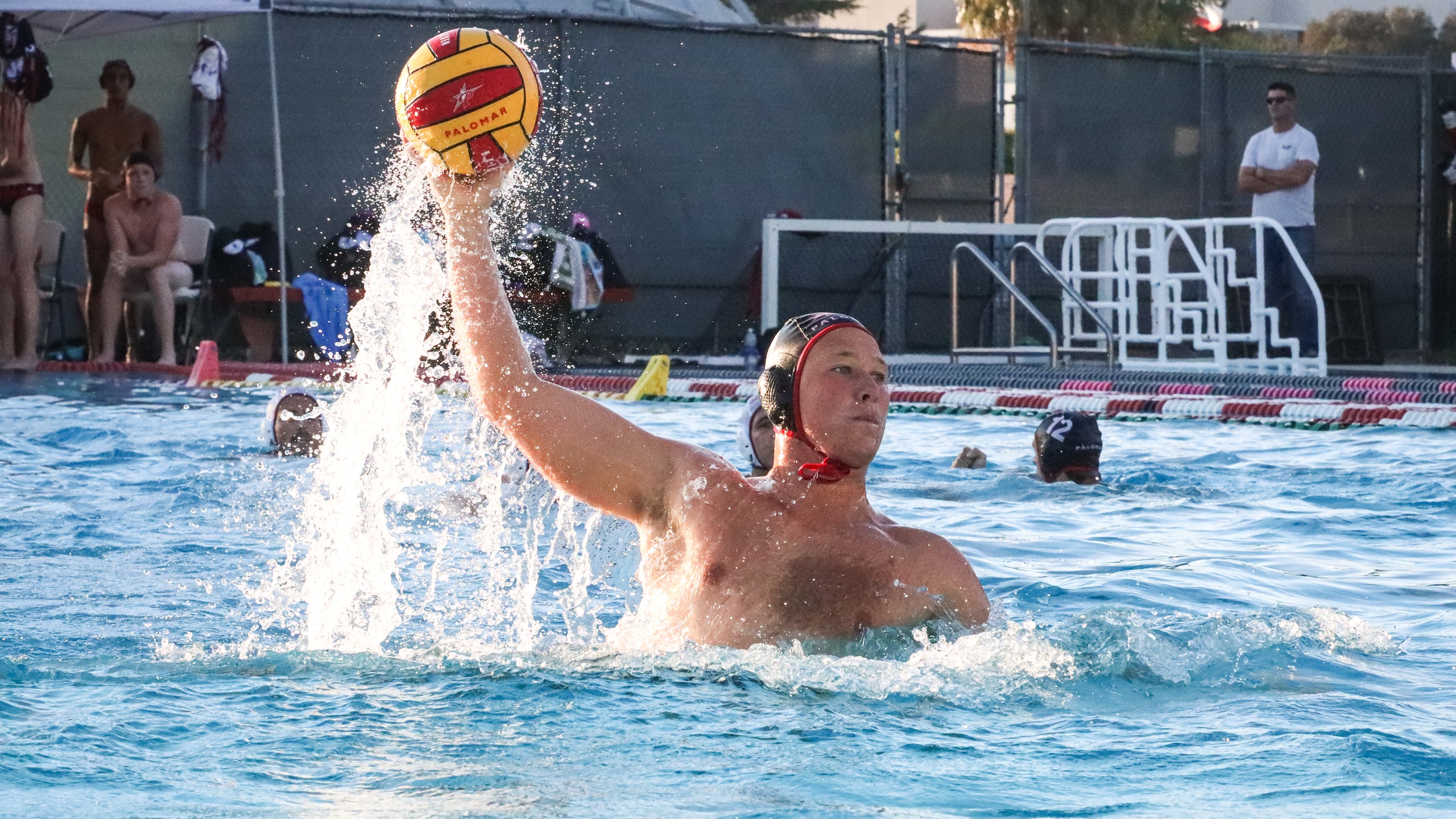 Caleb Hogle had six goals on the day. Photo by Cara Heise.