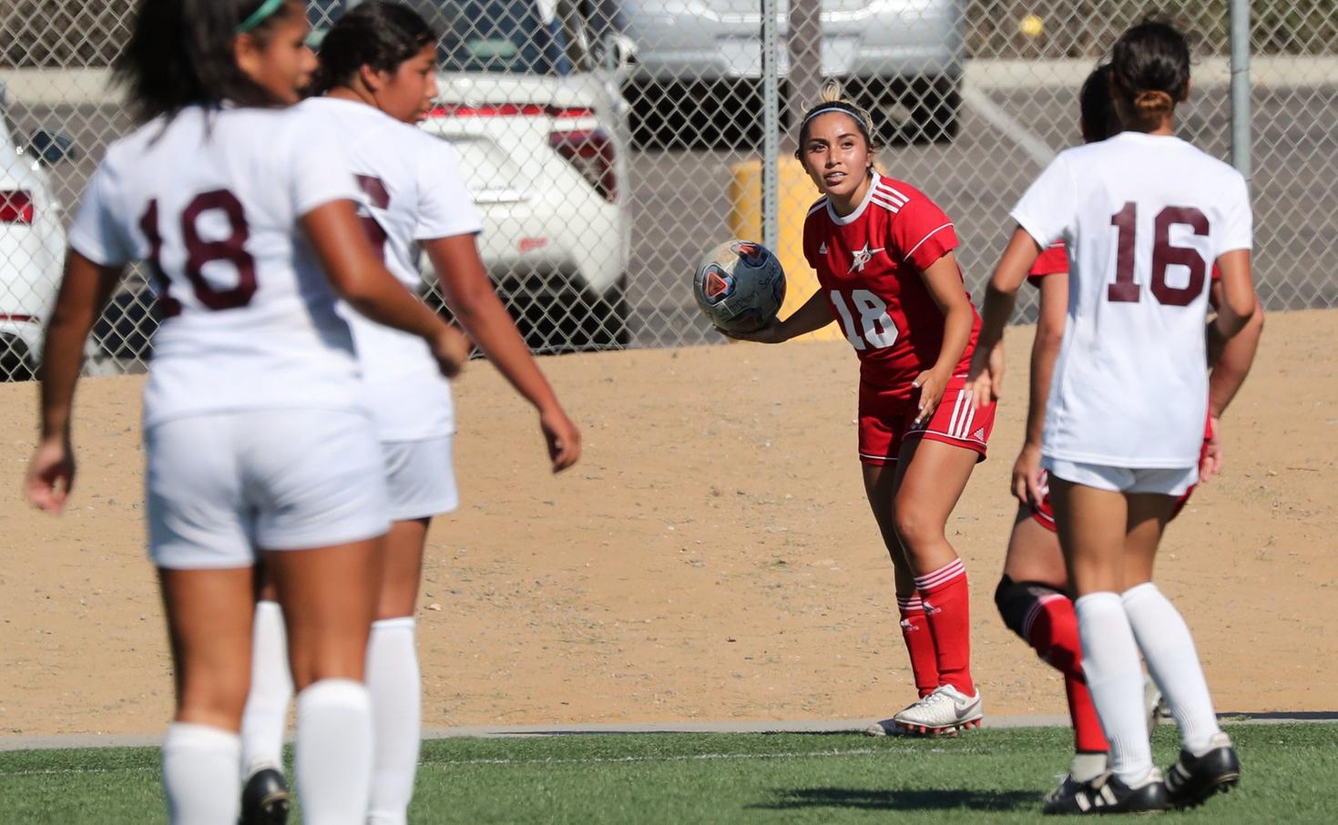 Valerie Hernandez scored the lone goal for the Comets late in the second half. Photo by Hugh Cox (taken 9/3).