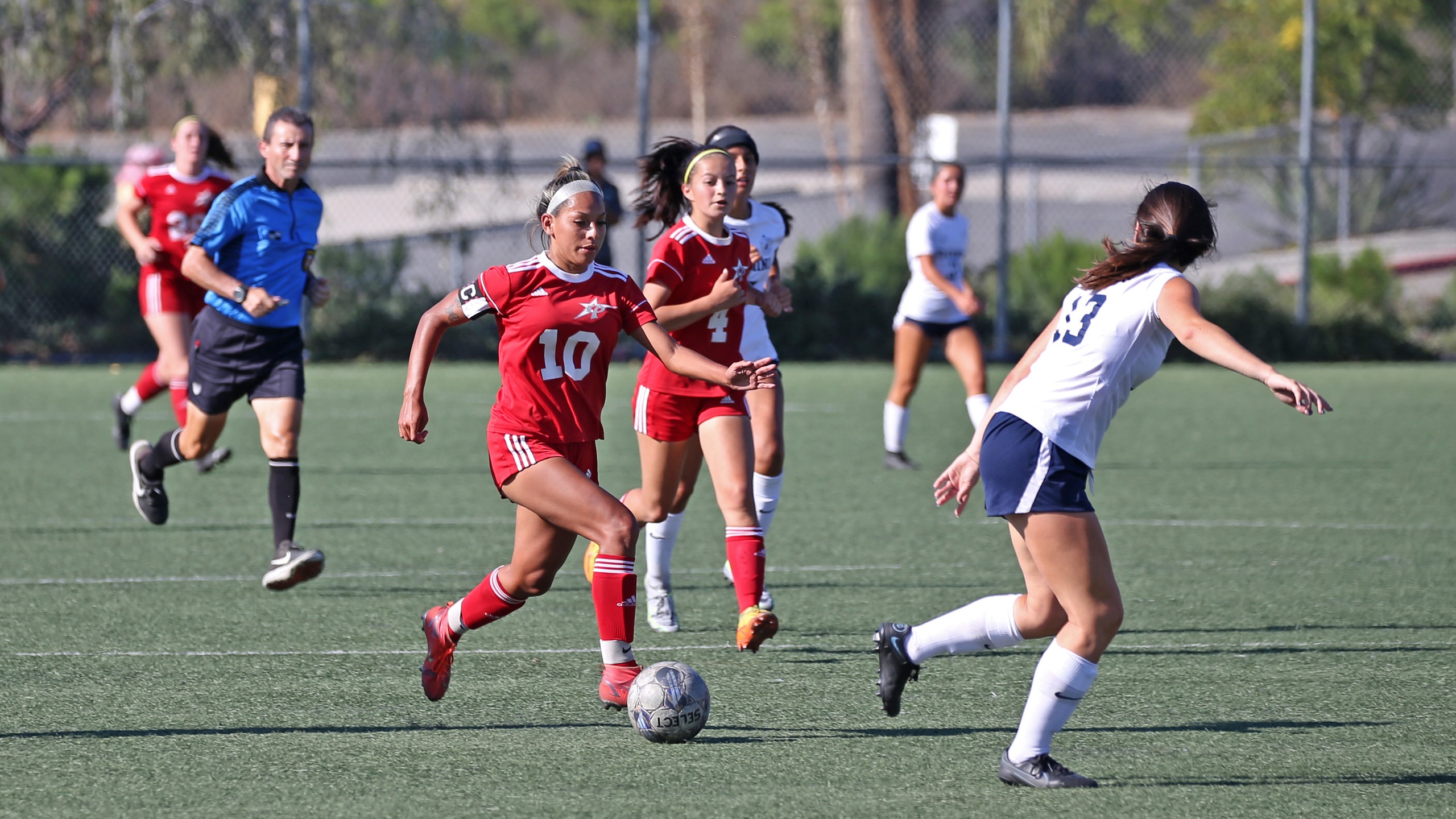 Judith Belman scored two goals for the Comets against Grossmont. Photo by Hugh Cox.