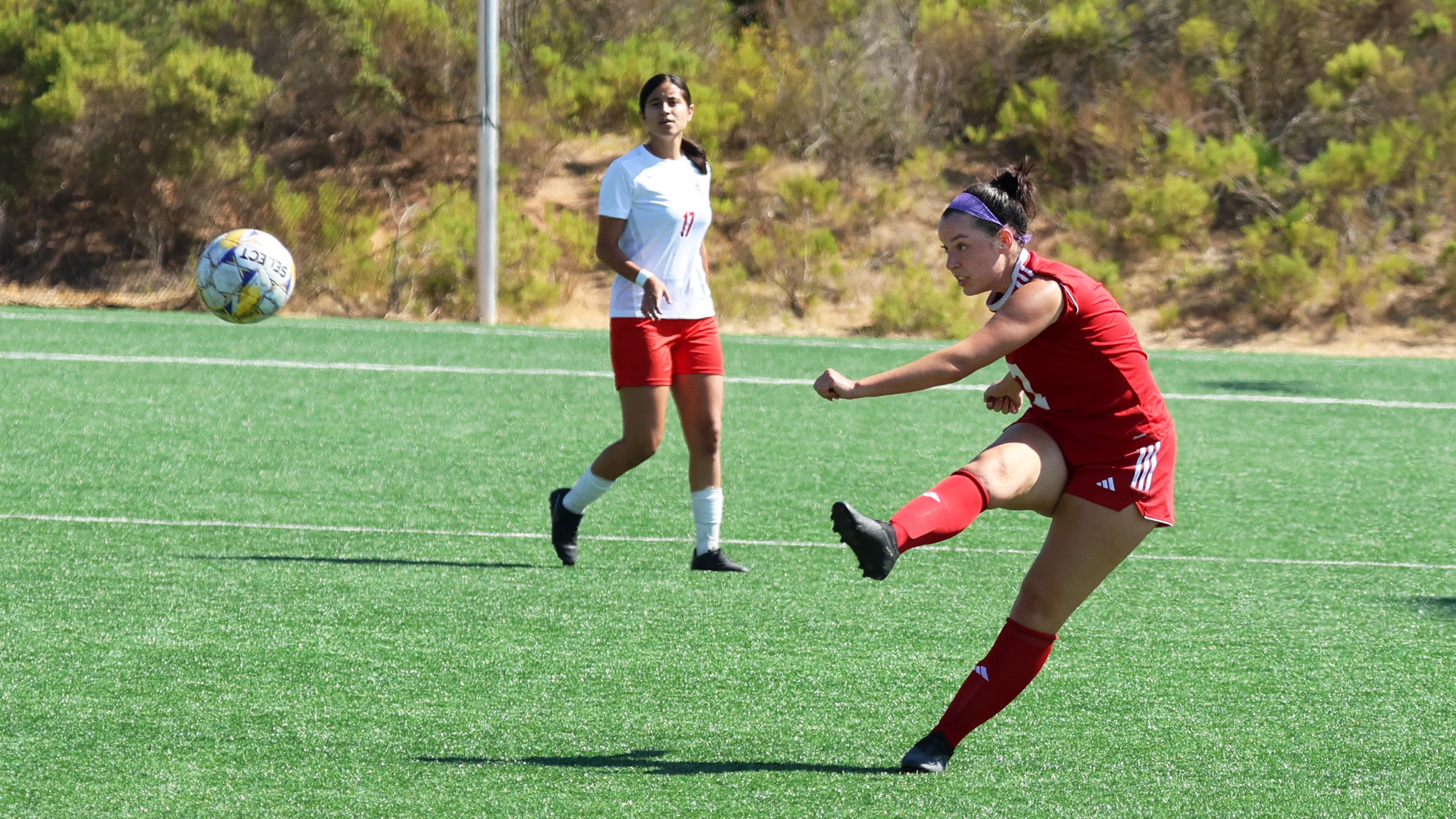 Maddie Spielman finished the day with two goals. Photo by Hugh Cox.