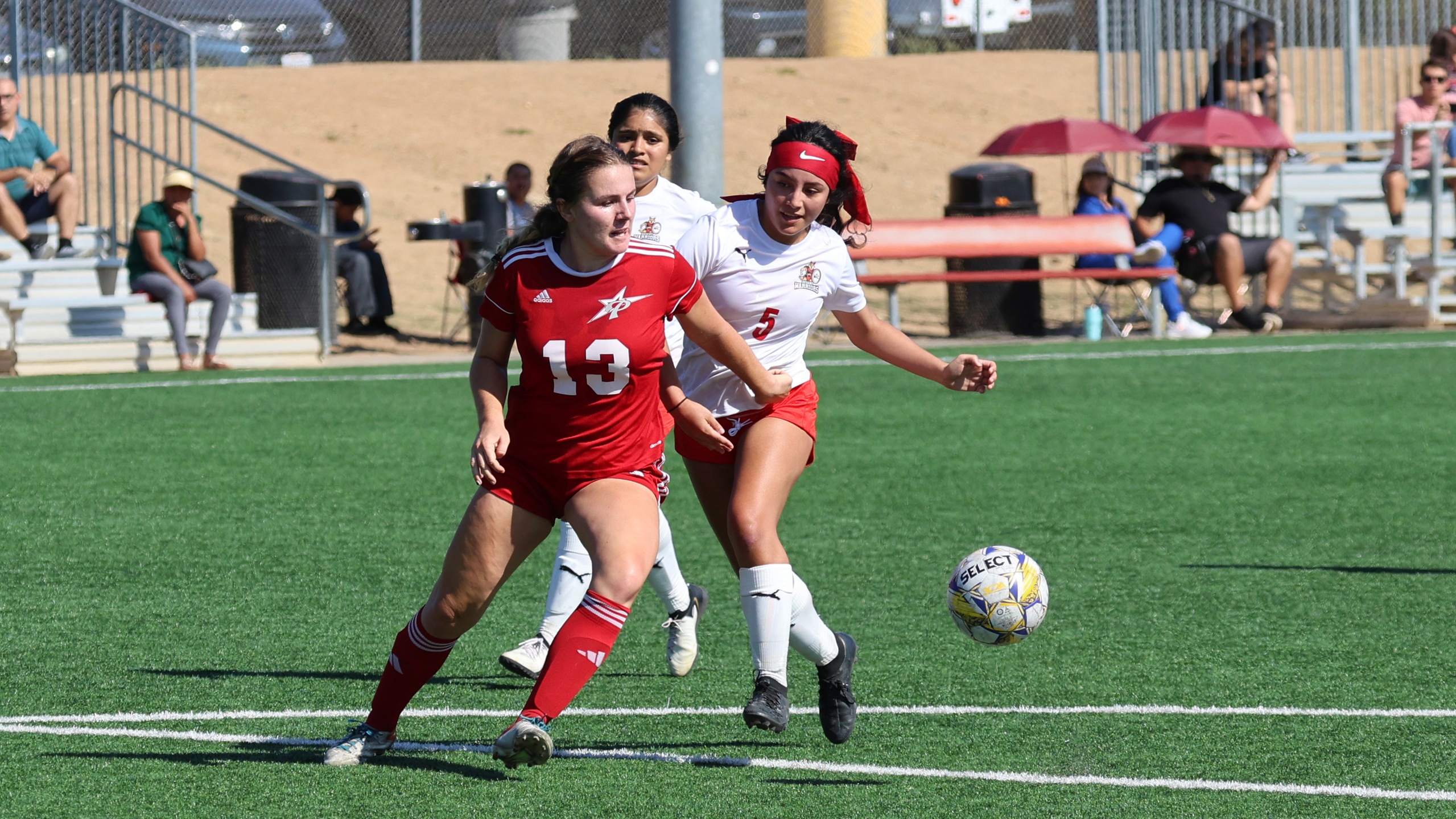 Naomi Allen recorded her first career hat trick on Friday. Photo by Hugh Cox.