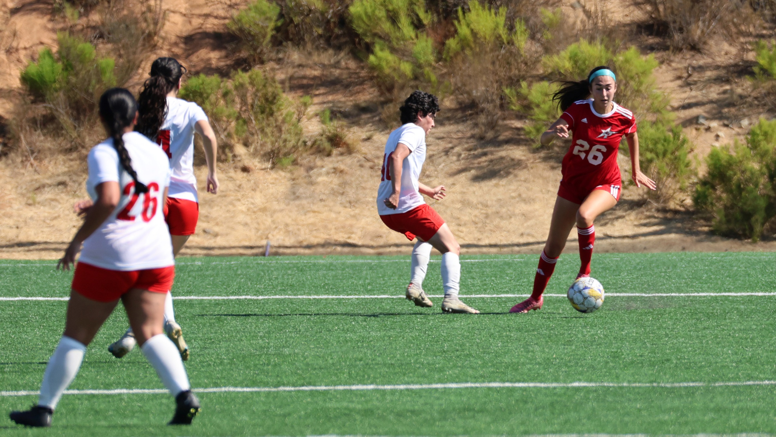 Macey Edemann had two assists. Photo by Hugh Cox.