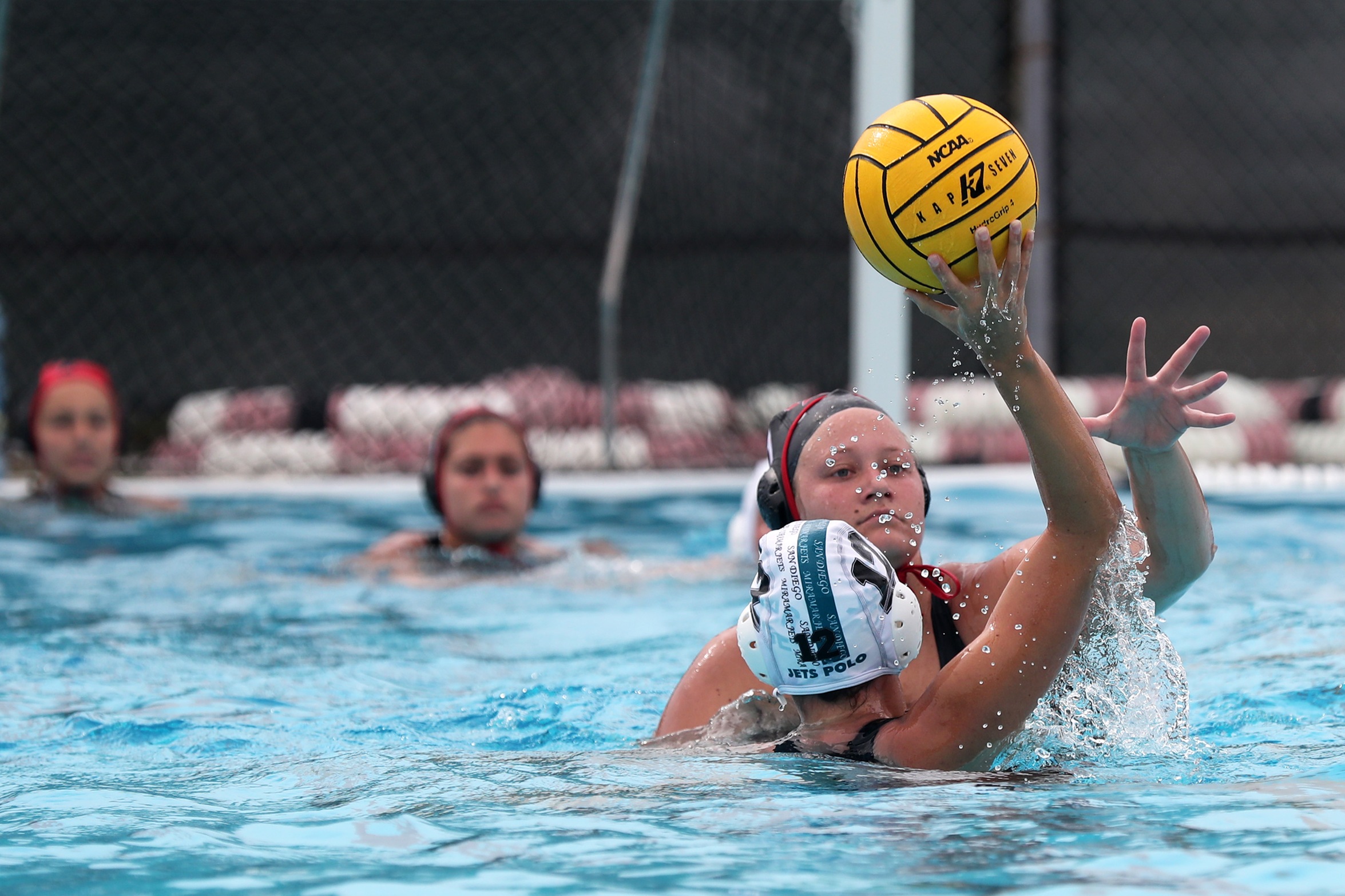 Anna Draves had four goals and four steals against Grossmont. Photo by Hugh Cox.