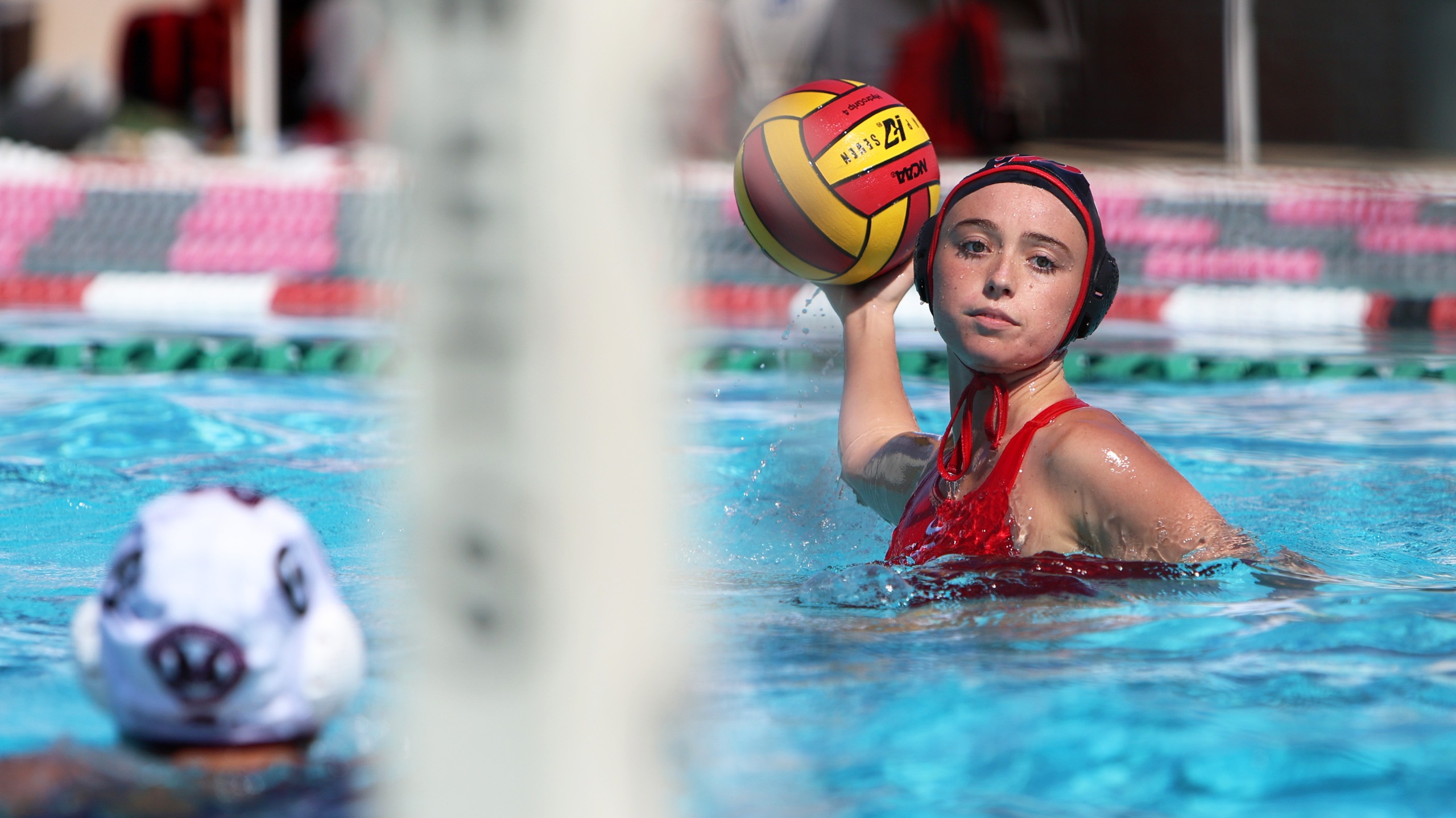 Emily Freeman had three goals against Citrus College. Photo by Hugh Cox.