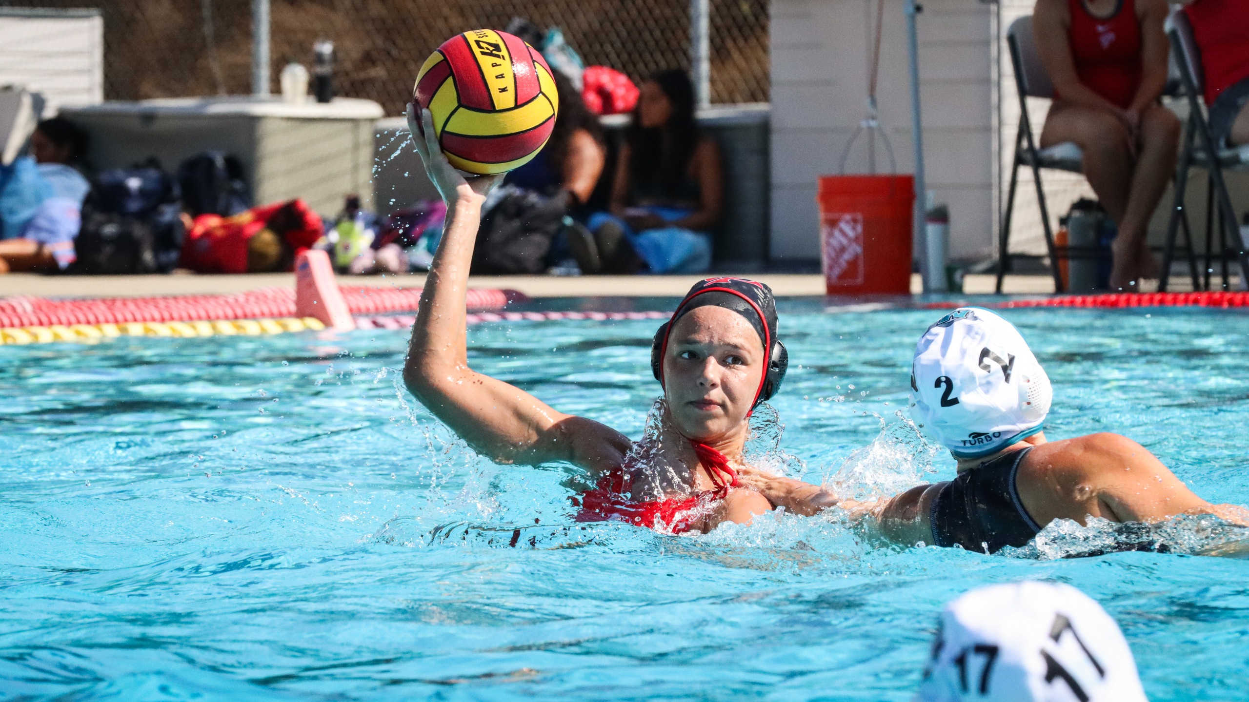 Madalyn McKellar had eight goals on the day. Photo by Cara Heise.