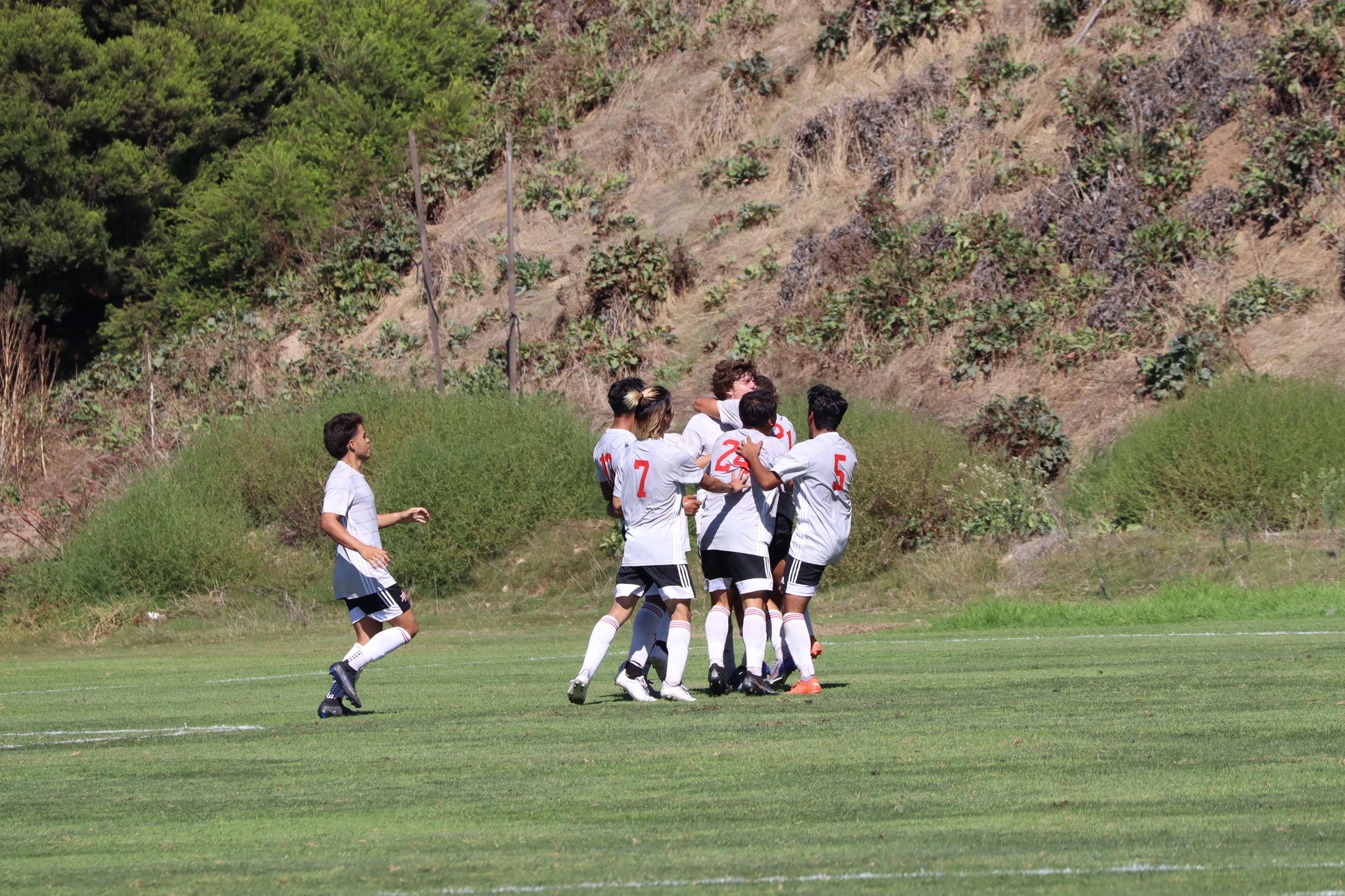 Kael Kortz scored the game-winning goal in extra time on Tuesday afternoon. Photo provided by San Diego City College Athletics.